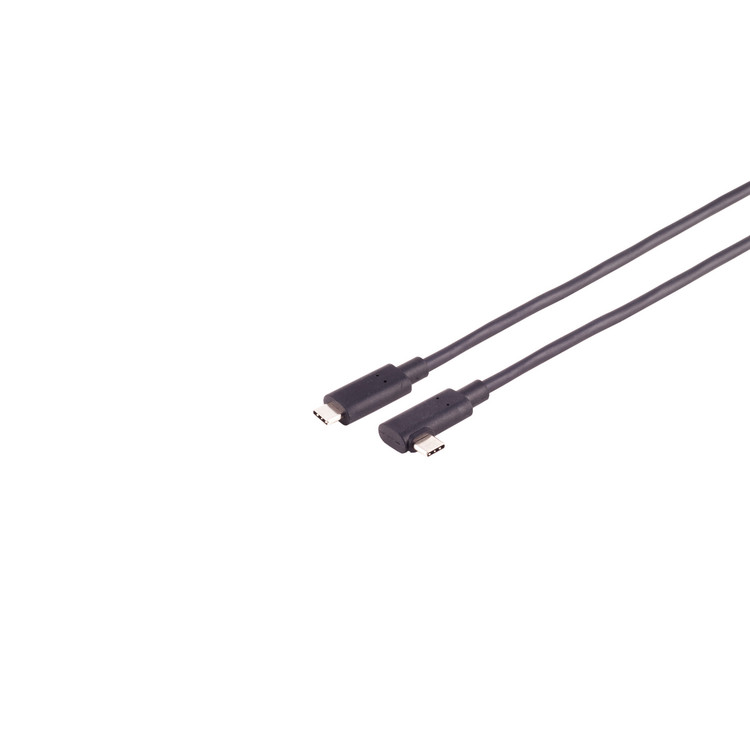 Optisches USB-C Kabel, 3.2, 10Gbps, PD, 90°, 7m
