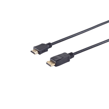 DisplayPort 1.2 Adapterkabel, HDMI-A, 4K, 3m